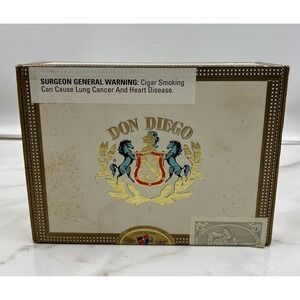Vintage DON DIEGO Special Sun Babies EMPTY CIGAR BOX For Crafting/Storage/ART